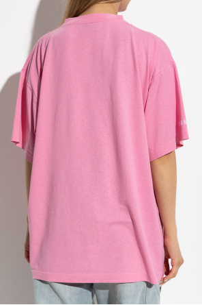 Balenciaga T-Shirt mit Vintage-Effekt