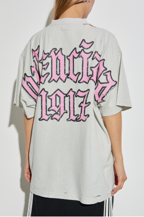 Balenciaga Camiseta con efecto `vintage`