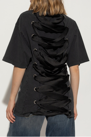 Balenciaga Camiseta con cinta entrelazada en la espalda