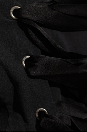 Balenciaga Camiseta con cinta entrelazada en la espalda