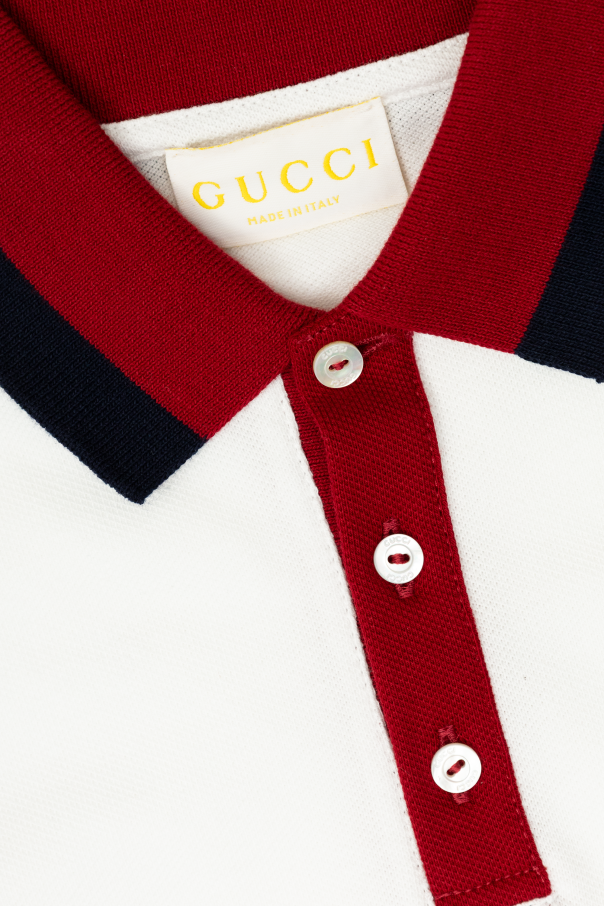 Gucci Kids Polo de algodón