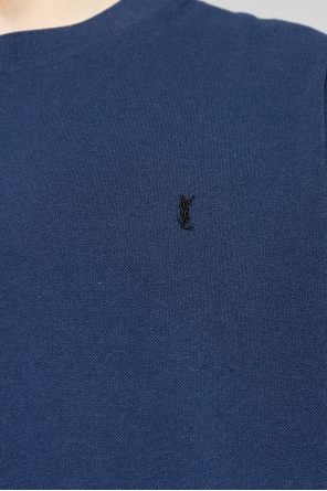 Saint Laurent Camiseta con logotipo