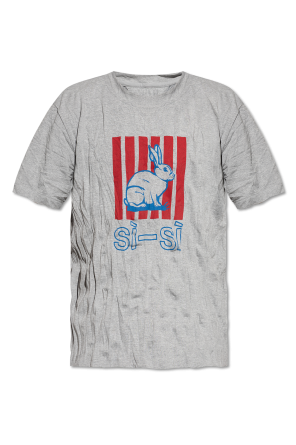 T-Shirt mit Knittereffekt