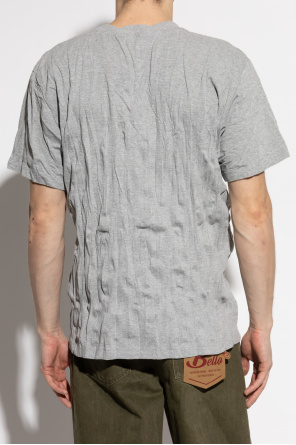 Bottega Veneta Camiseta con efecto arrugado