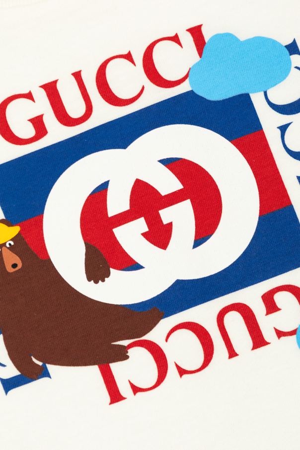 Gucci Kids T-shirt z logo