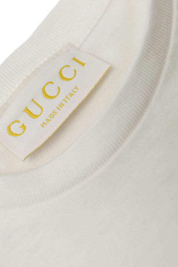 Gucci Kids Camiseta con estampado colorido