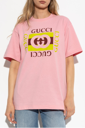 Gucci Camiseta de tipo oversize
