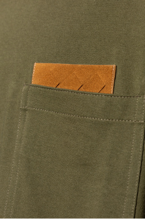 Bottega Veneta T-shirt z kieszenią