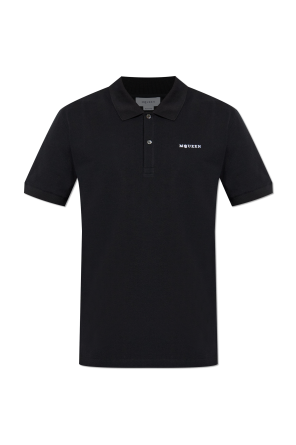 Polo with embroidered logo