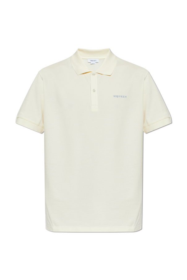 Polo with logo od Alexander McQueen