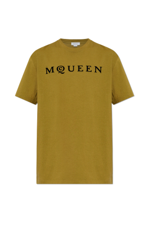 T-Shirt mit Logo und samtigem Finish