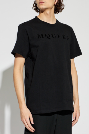 Alexander McQueen T-shirt z logo