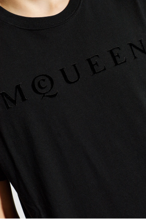 Alexander McQueen T-shirt z logo