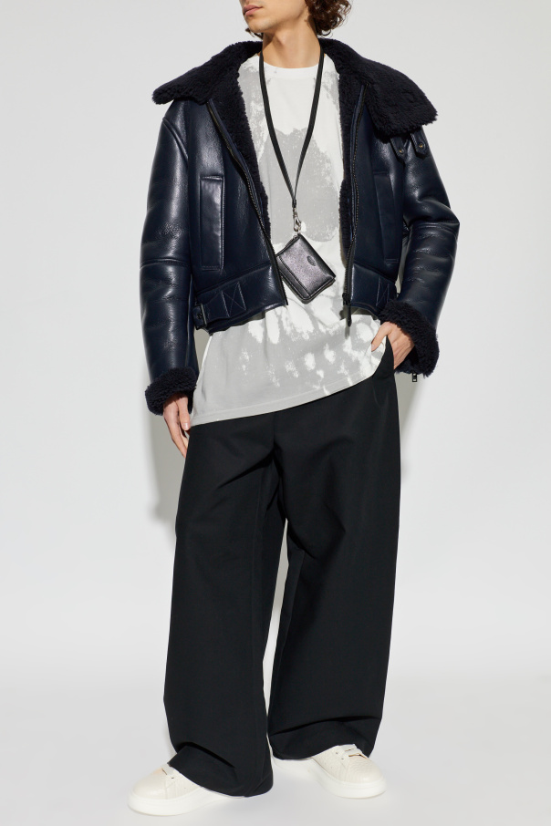 Alexander McQueen T-shirt z charakterystycznym motywem czaszki