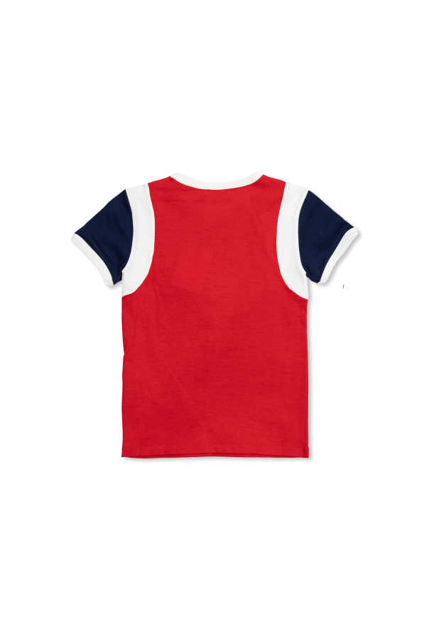 Gucci Kids Camiseta con logo bordado