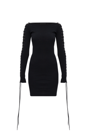 Vestido ajustado de canalé