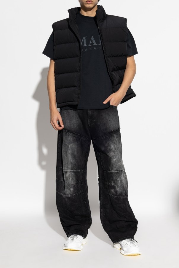 Balenciaga T-Shirt mit Vintage-Effekt