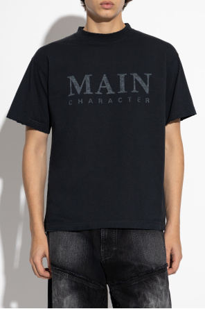 Balenciaga T-Shirt mit Vintage-Effekt