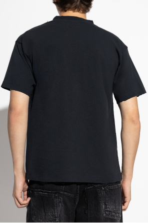 Balenciaga T-Shirt mit Vintage-Effekt