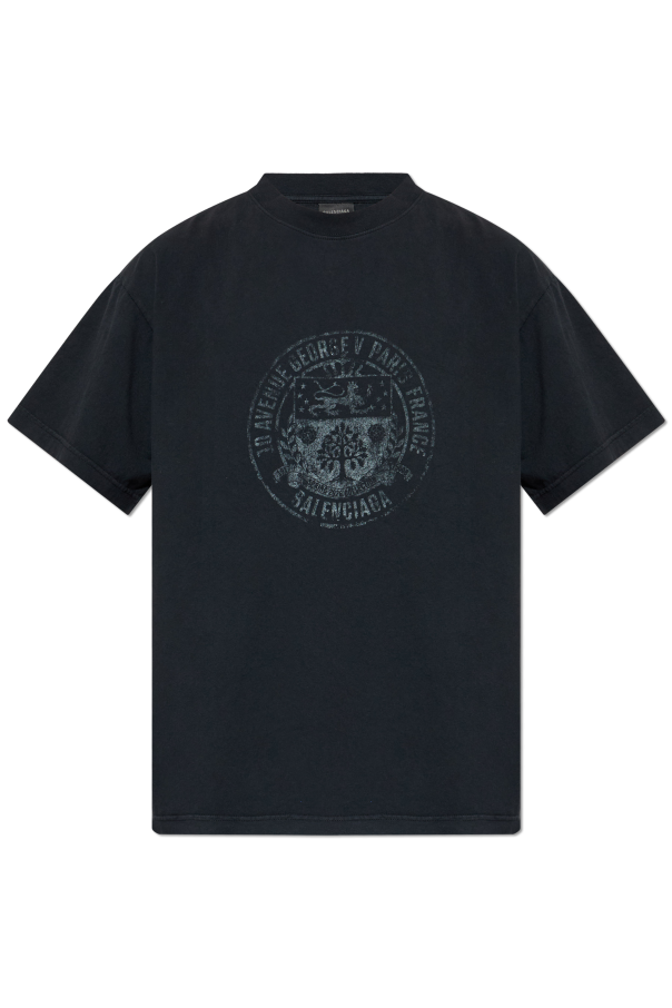 T-shirt with print od Balenciaga