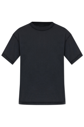 T-shirt with crease effect
