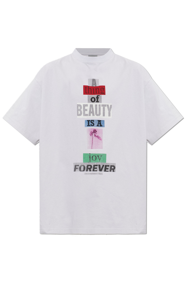 Balenciaga Printed Oversized T-Shirt