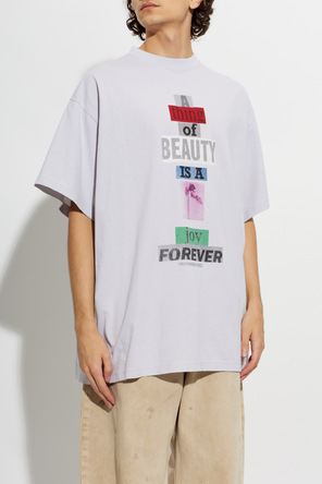 Balenciaga Printed Oversized T-Shirt