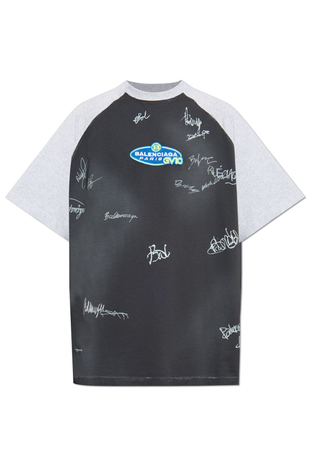 T-shirt with a patch, zdjęcie 1 T-shirt with a patch od Balenciaga