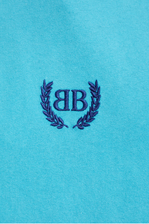 Balenciaga T-Shirt mit aufgesticktem Logo