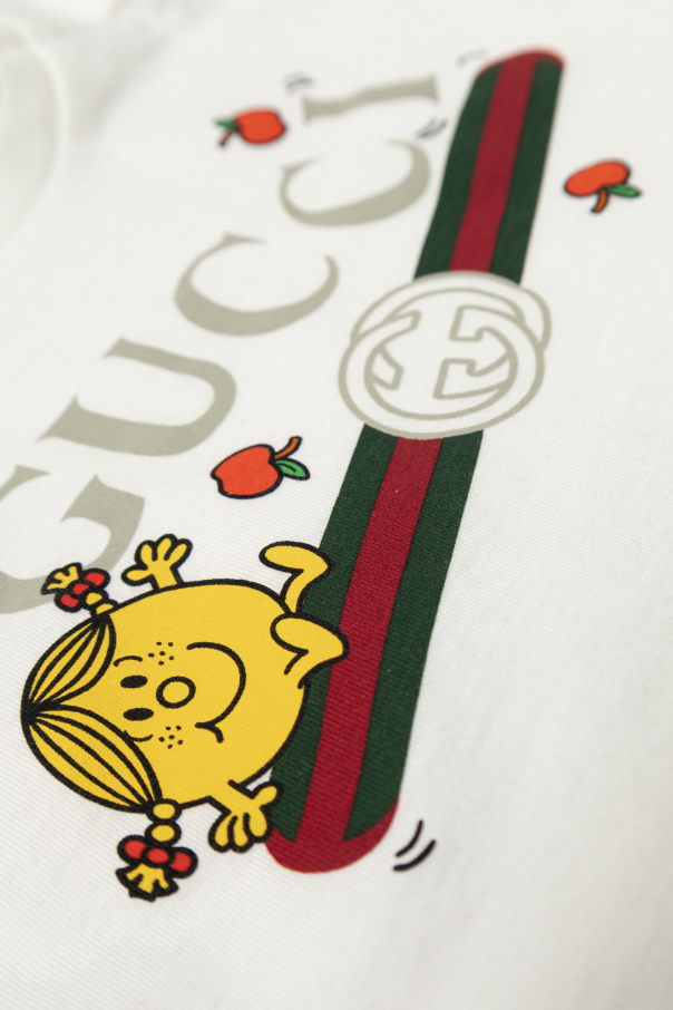Gucci Kids Camiseta con estampado de colores
