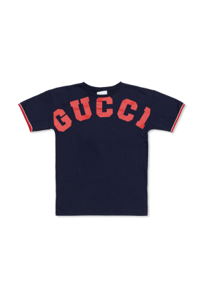 T-shirt with printed logo