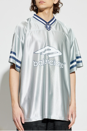 Balenciaga Camiseta con escote en pico