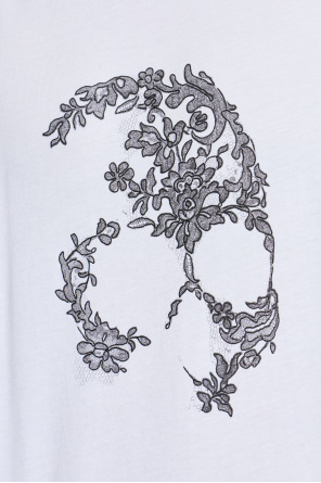 Alexander McQueen Camiseta con un motivo característico de calavera