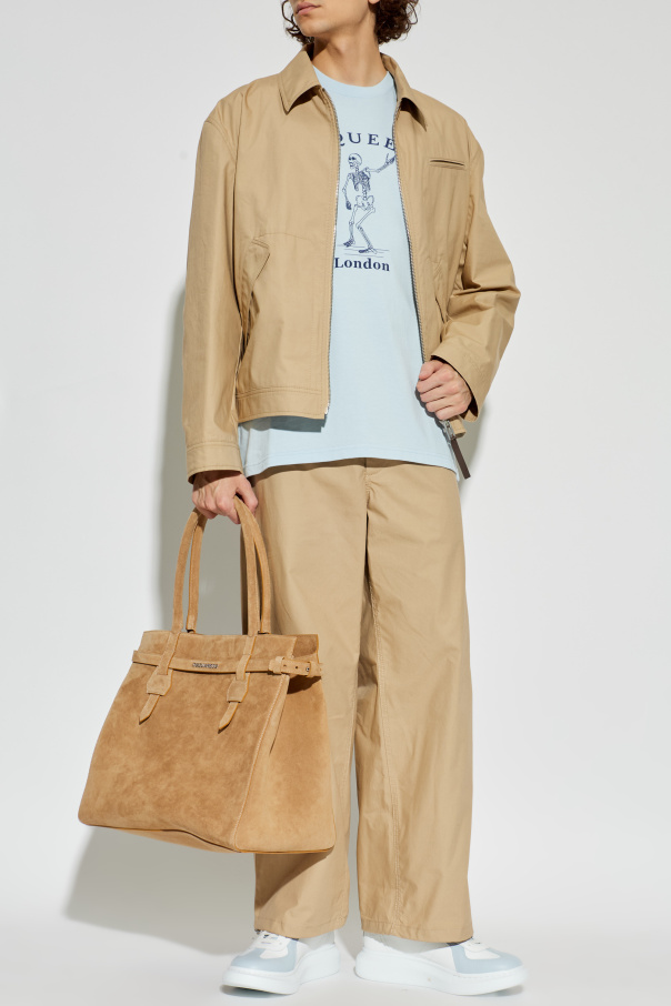 Alexander McQueen Camiseta con logo