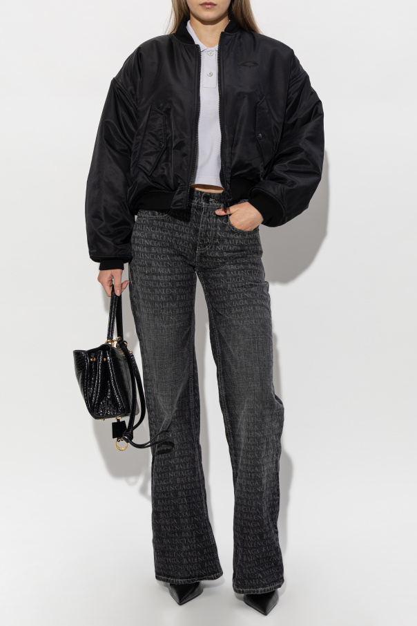 Balenciaga Polo mit aufgesticktem Logo