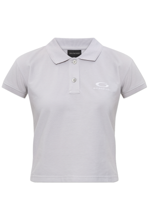 Polo with embroidered logo