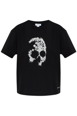 T-shirt with a distinctive skull motif