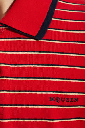 Alexander McQueen Polo cu logo