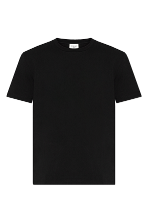 T-shirt with embroidered logo