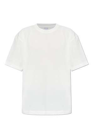 Camiseta de algodón con parche del logo