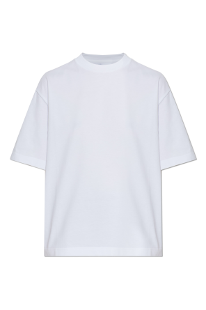 T-shirt with embroidered logo