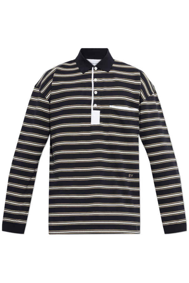 Striped pattern polo od Bottega Veneta