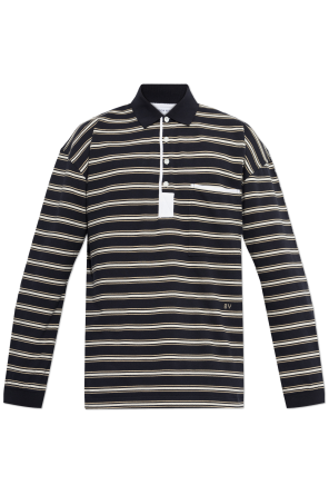 Striped pattern polo