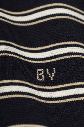 Bottega Veneta Striped pattern polo
