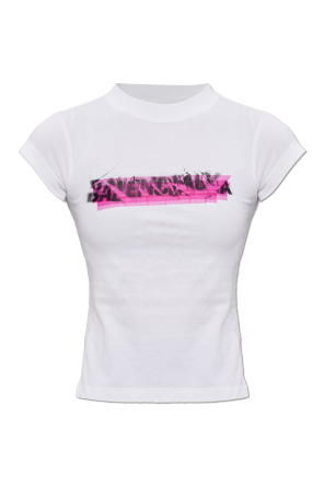 Asymmetrical cut T-shirt