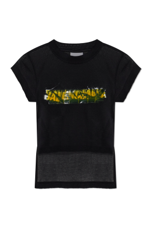 Asymmetrical cut T-shirt
