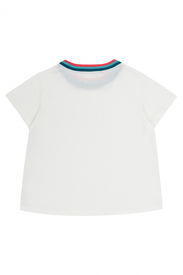 Zimmermann Kids T-shirt with rib neckline