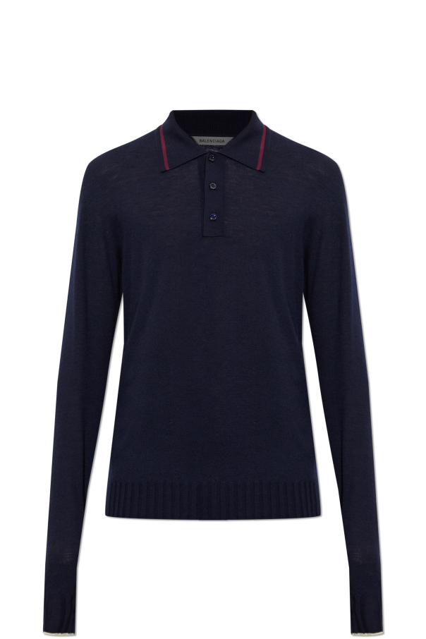 Wool polo od Balenciaga