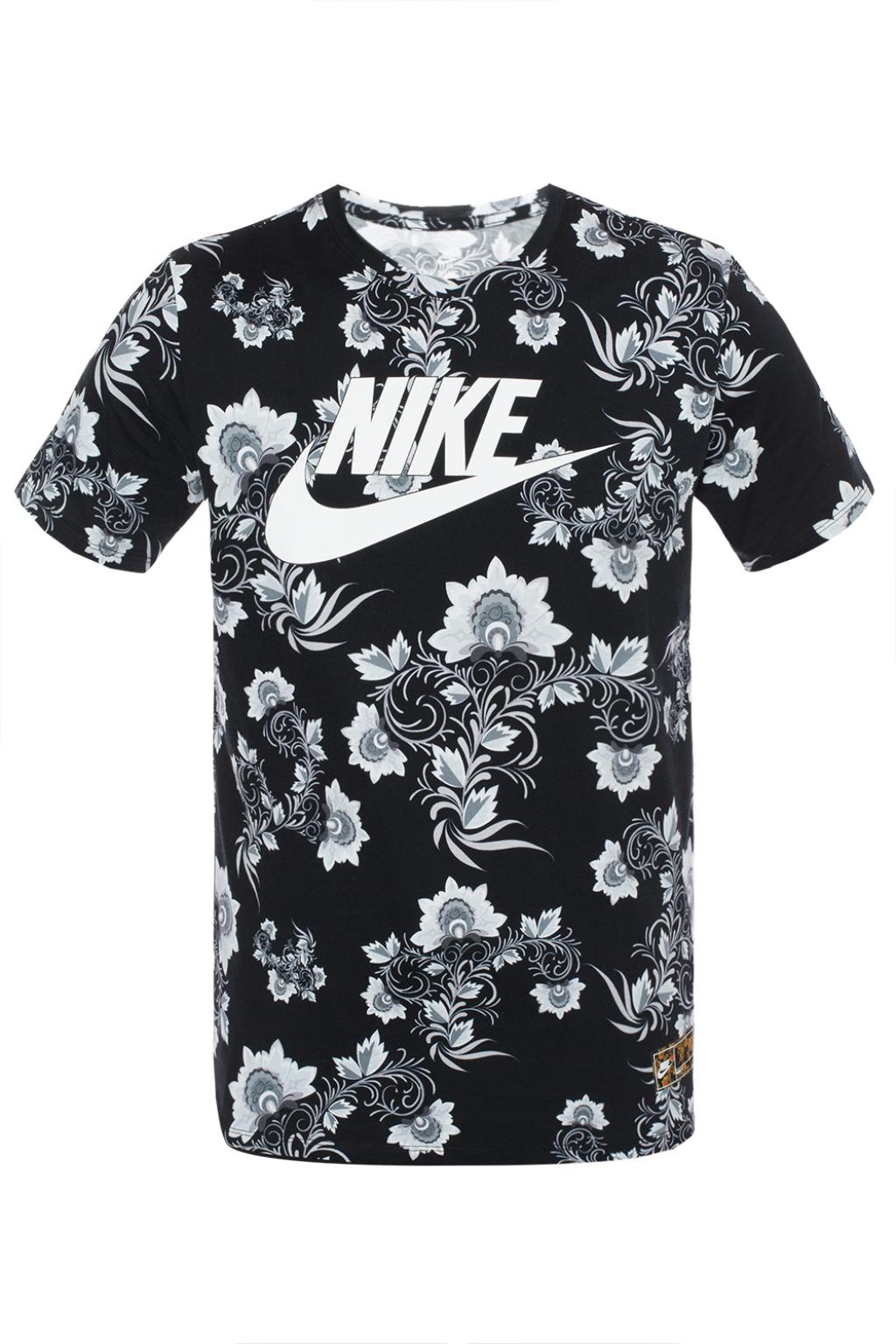 nike t shirt with flowers
