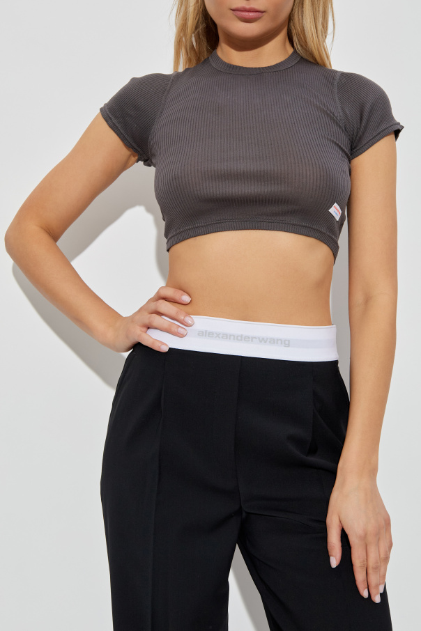 Alexander Wang Top lencero con mangas cortas